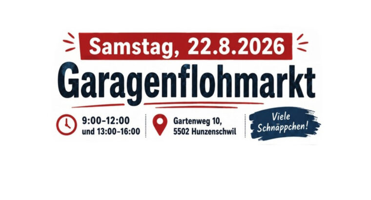 Garagenflohmarkt – alles muss raus!